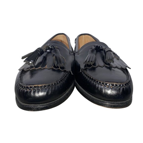 G.H. Bass & Co. Weejuns Tassel Loafers Black Leather Men’s Size 10 D - Picture 4 of 15
